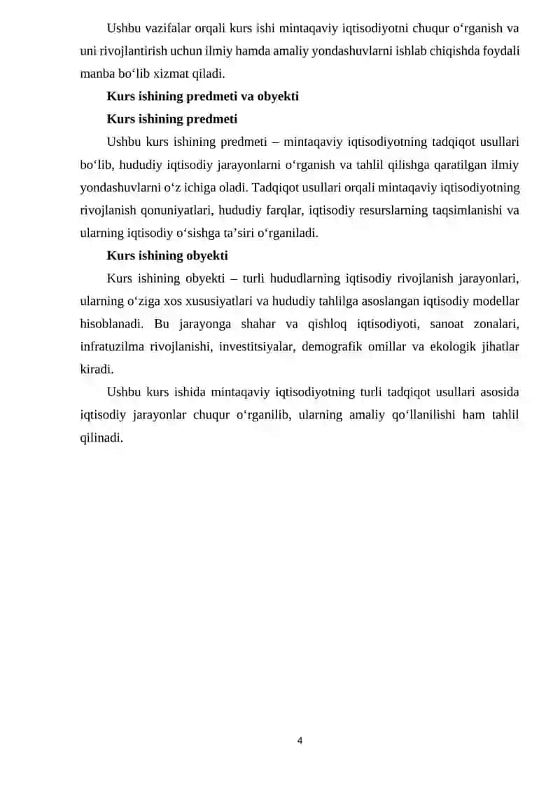 IQTISODIY-STATISTIK USULLAR. KARTOGRAFIK VA GEOGRAFIK USULLAR. 4