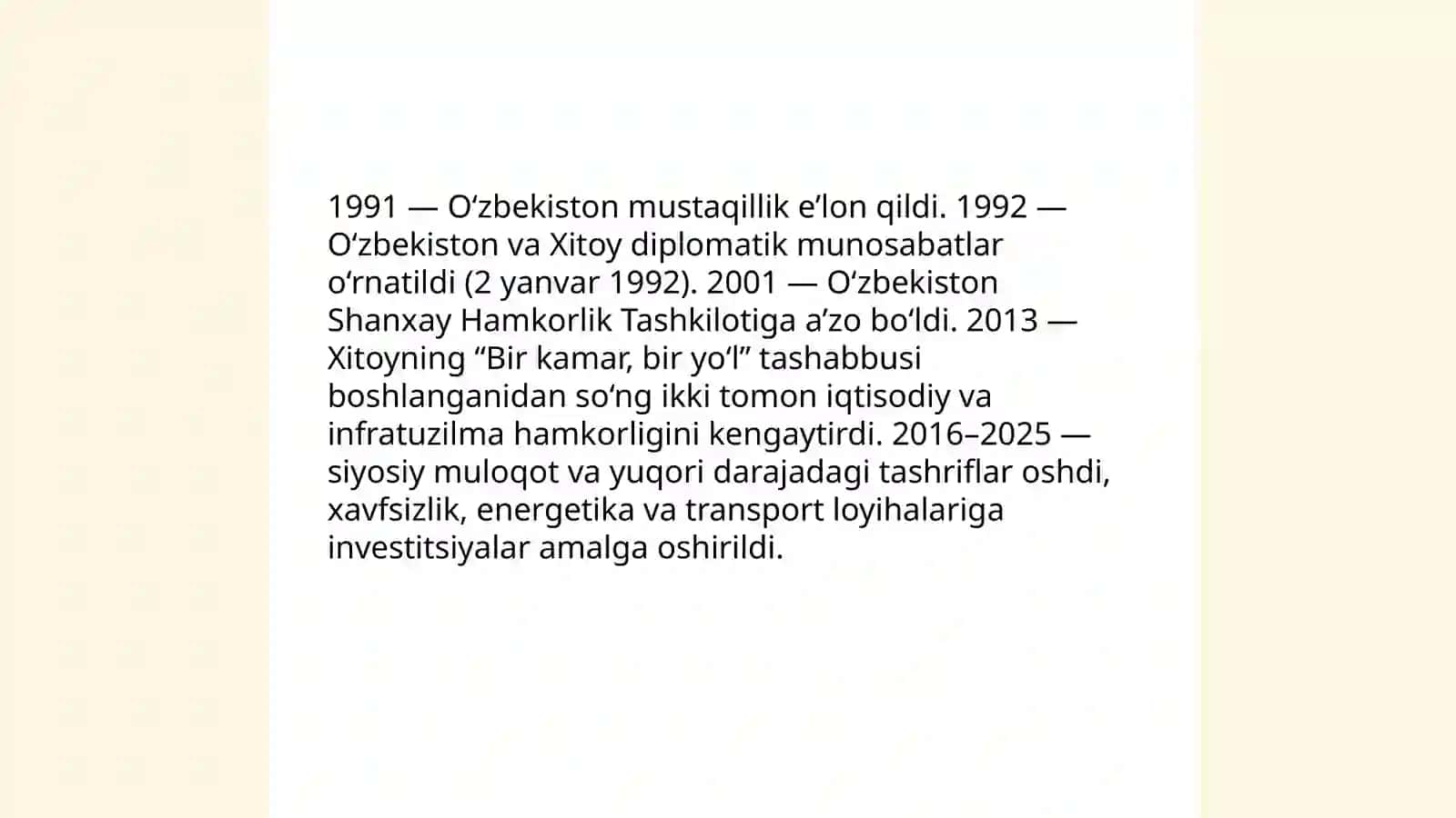 1991-2025yillada ozbekiston va xitoy taraqqiyoti 4