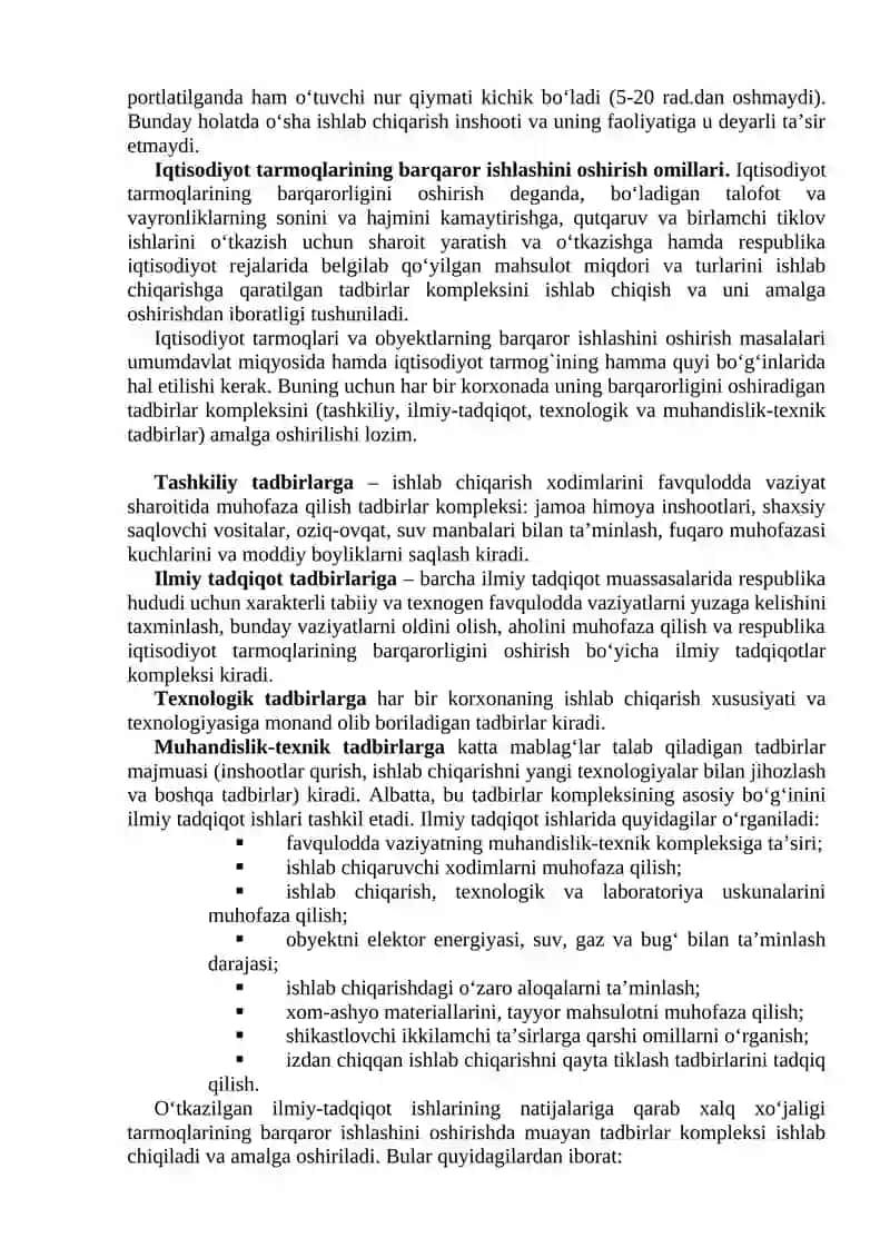 Iqtisodiy Tarmoqlarining Barqarorligini Ta`minlish Asoslari 4