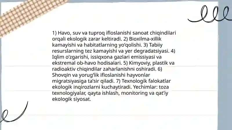 Tabiat va jamiat orasidagi munosabatlar. ITRning tabiatga ta’siri 4
