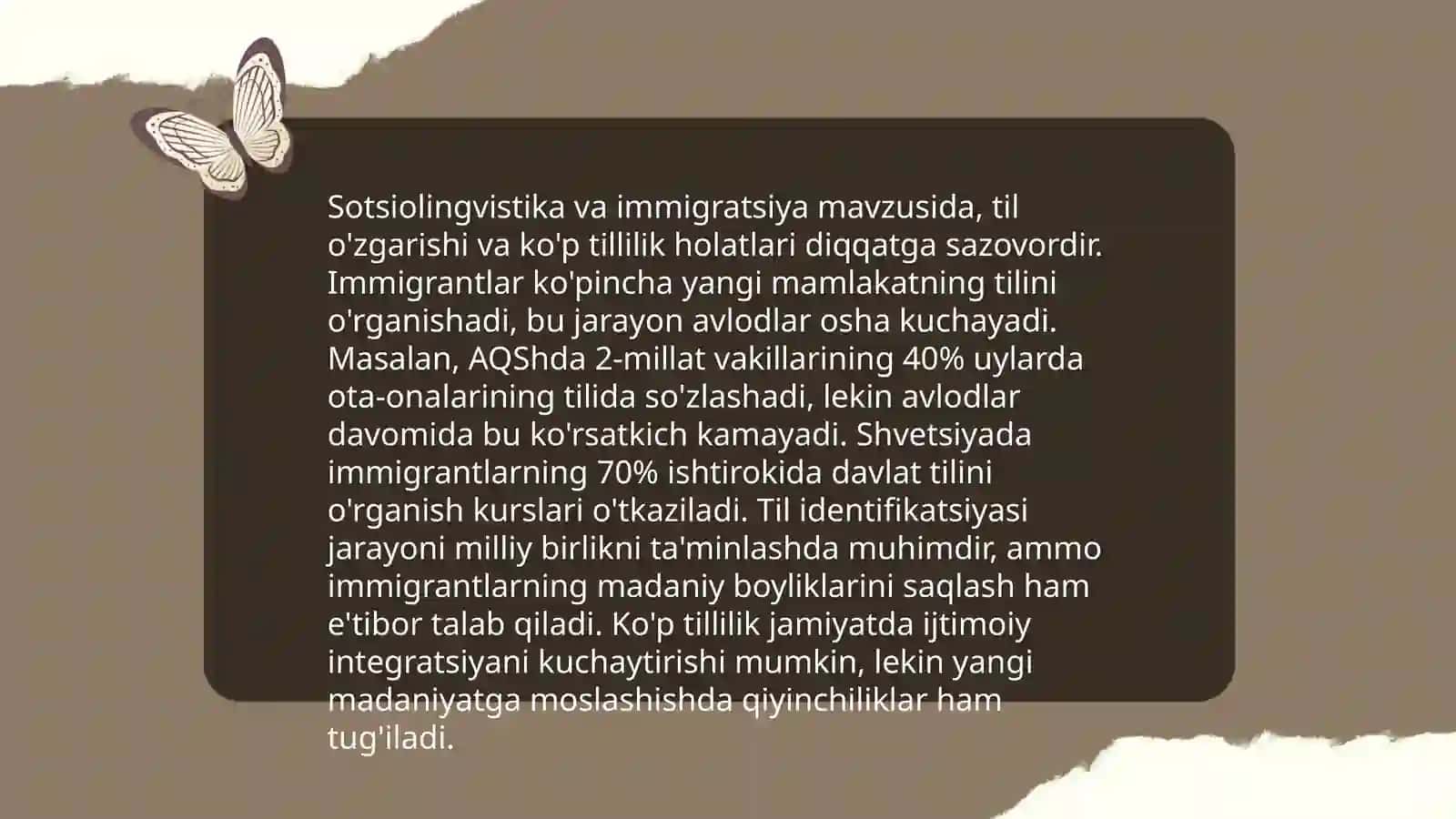 Gʻarb mamlakatlari sotsiolingvistikasi 4