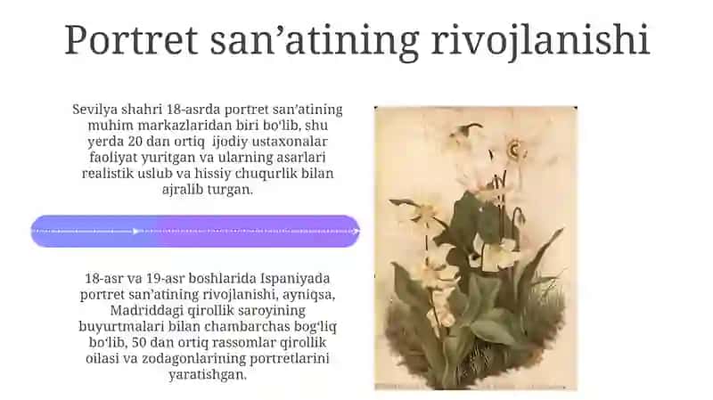 18-asr oxiri - 19-asr boshlarida Ispaniyada san'at 4