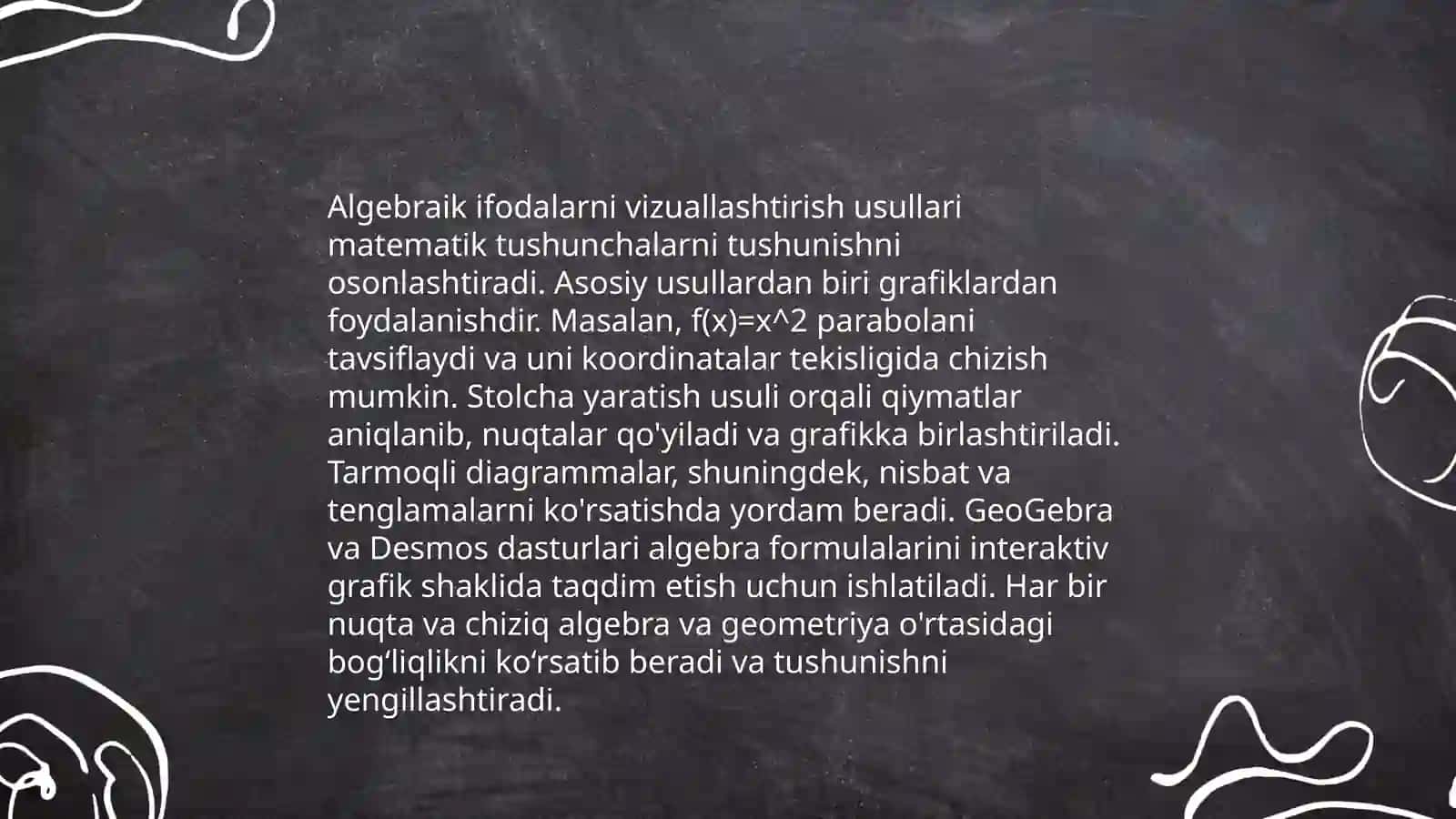 Konsentrlar boʻyicha algebra elementlari mavzusini oʻrganishda koʻrgazma qurollardan foydalanish 4