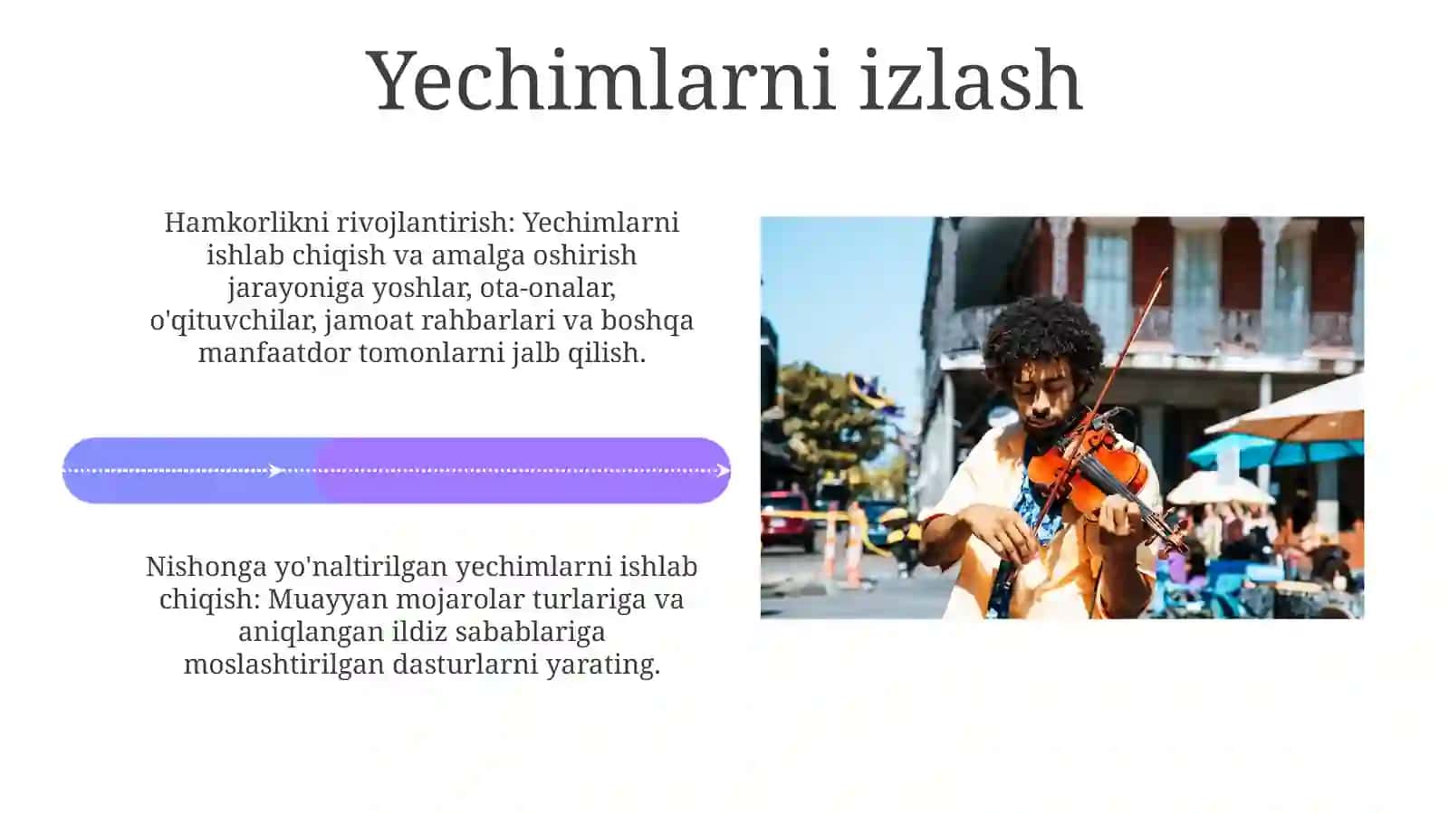 Yoshlar o'rtasidagi muammolarga yechim topish bo'yicha case study 4