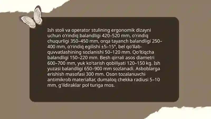 Stomatologiyaning ergonomik muammolari(vazifalari) 4