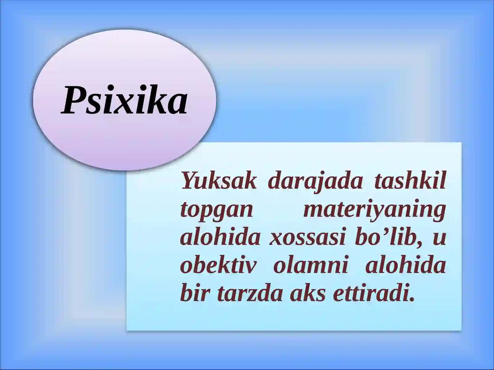Umumiy psixologiya fani predmeti, ilmiy tadqiqot metodlari 4