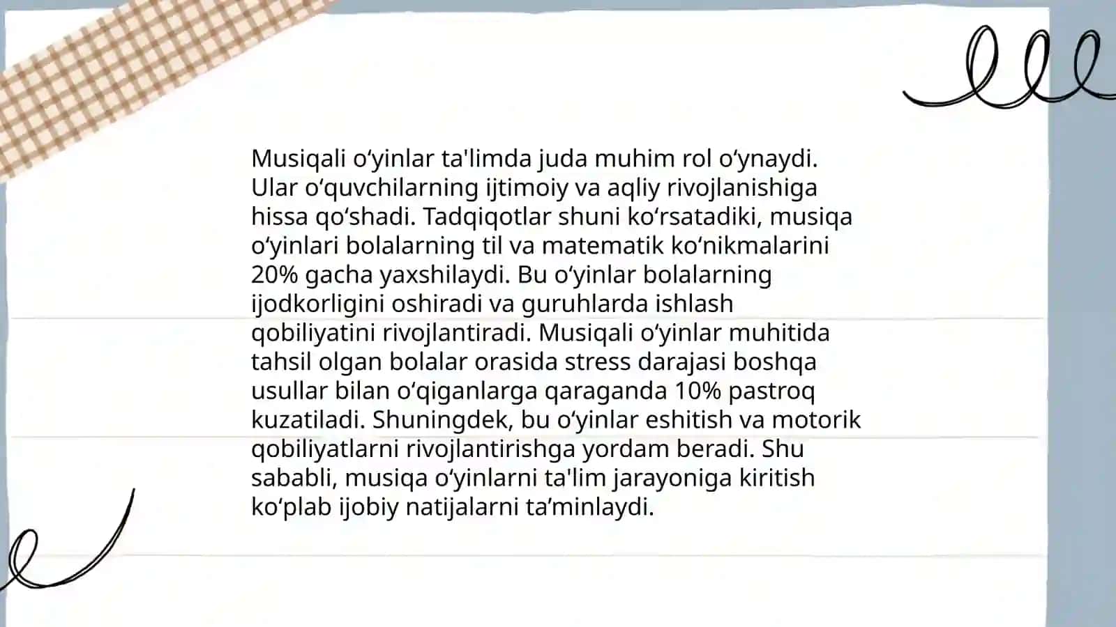 Musiqali didaktik oʻyinlar 4