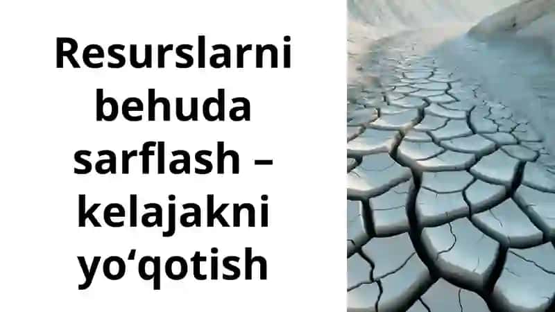 Resurslardan Samarali Foydalanish Muammosi: Barqaror Kelajak Yoʻlida 4
