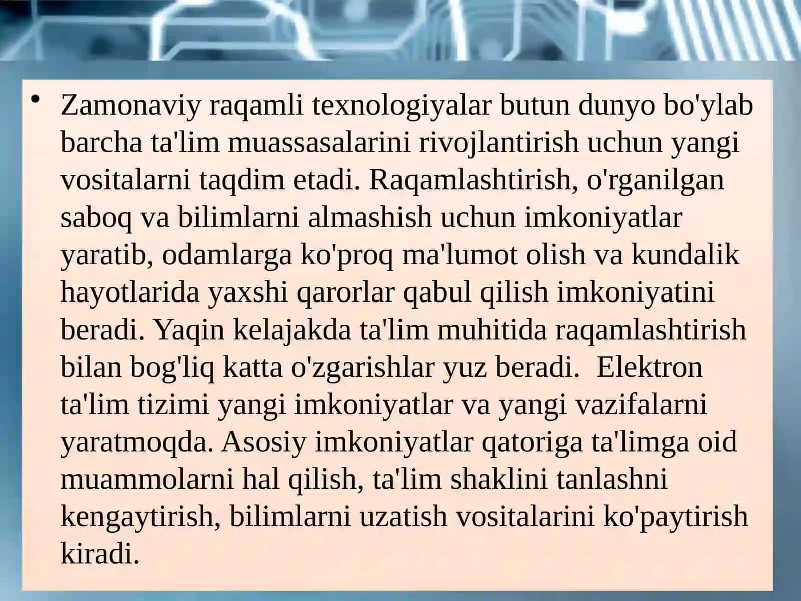 Maktabgacha ta`lim tashkilotlari pedagoglarining Digital kompetansiyalari 4