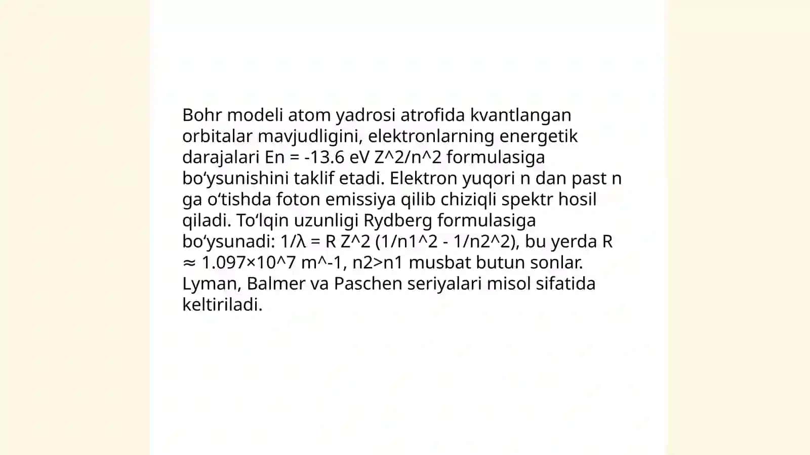 Atomli chiziqli spektrlari 4