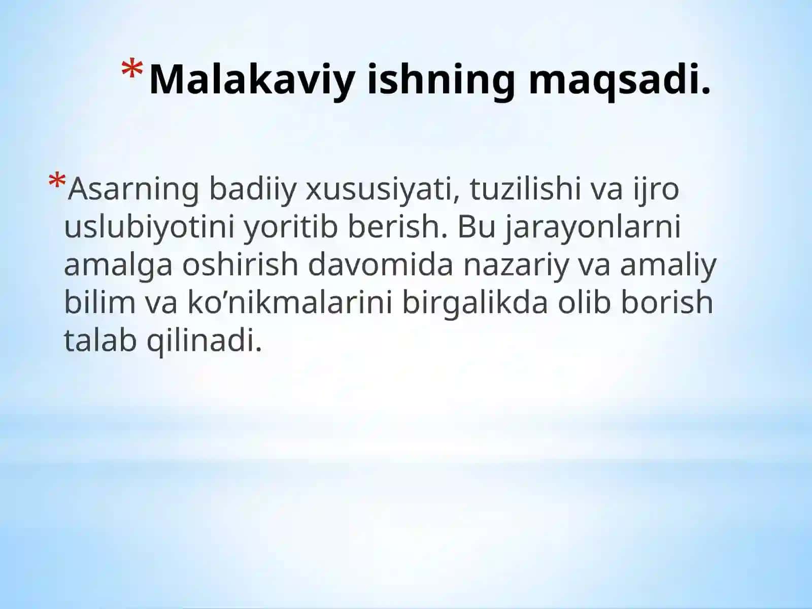 Jonon Asarini 10-sinf O'quvchilarga O'rgatish Uslubi 4