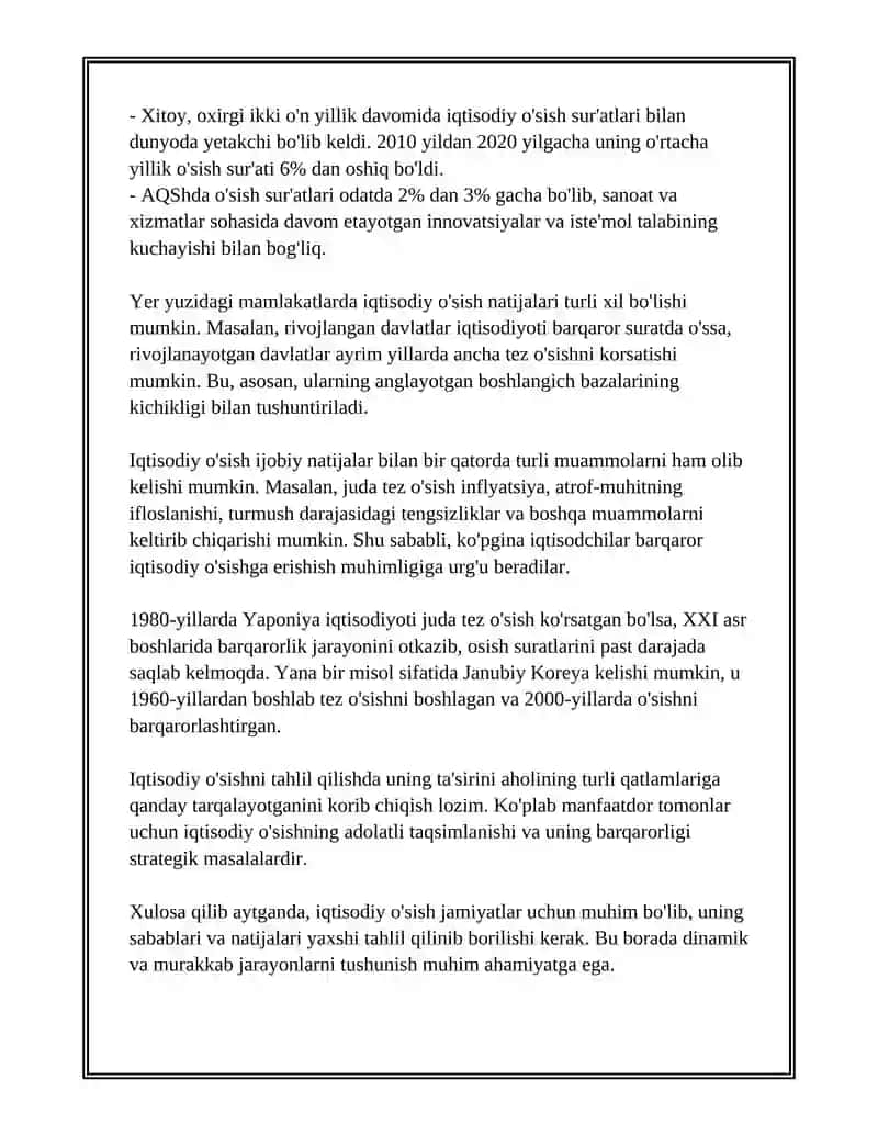 IQTISODIY O’SISHNING EKSTENSIV VA INTENSIV TURLARI 4