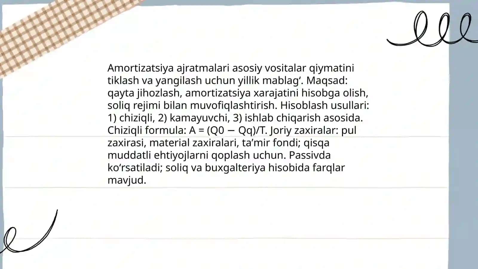 MOLIYAVIY RESURUSLARNI SHAKLLANTIRISH MANBALARI 4