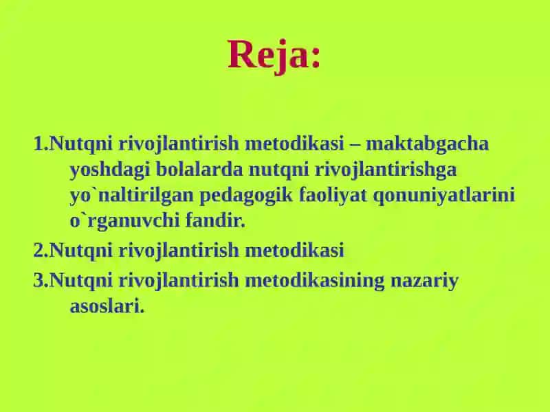 Nutqni rivojlantirish mеtodikasi 4