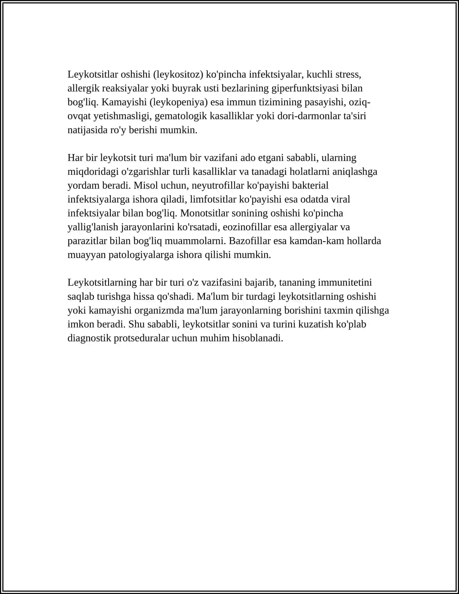 LEYKOSITLAR 4