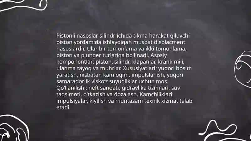 Turli xil nasoslar 4