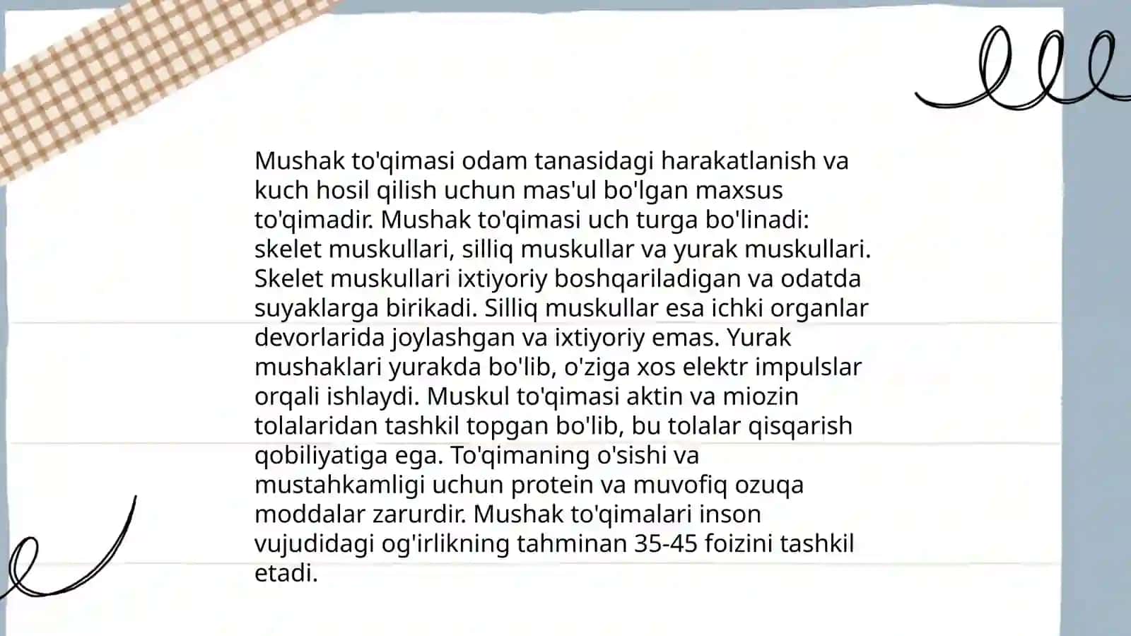 Mushak toʻqimasi 4
