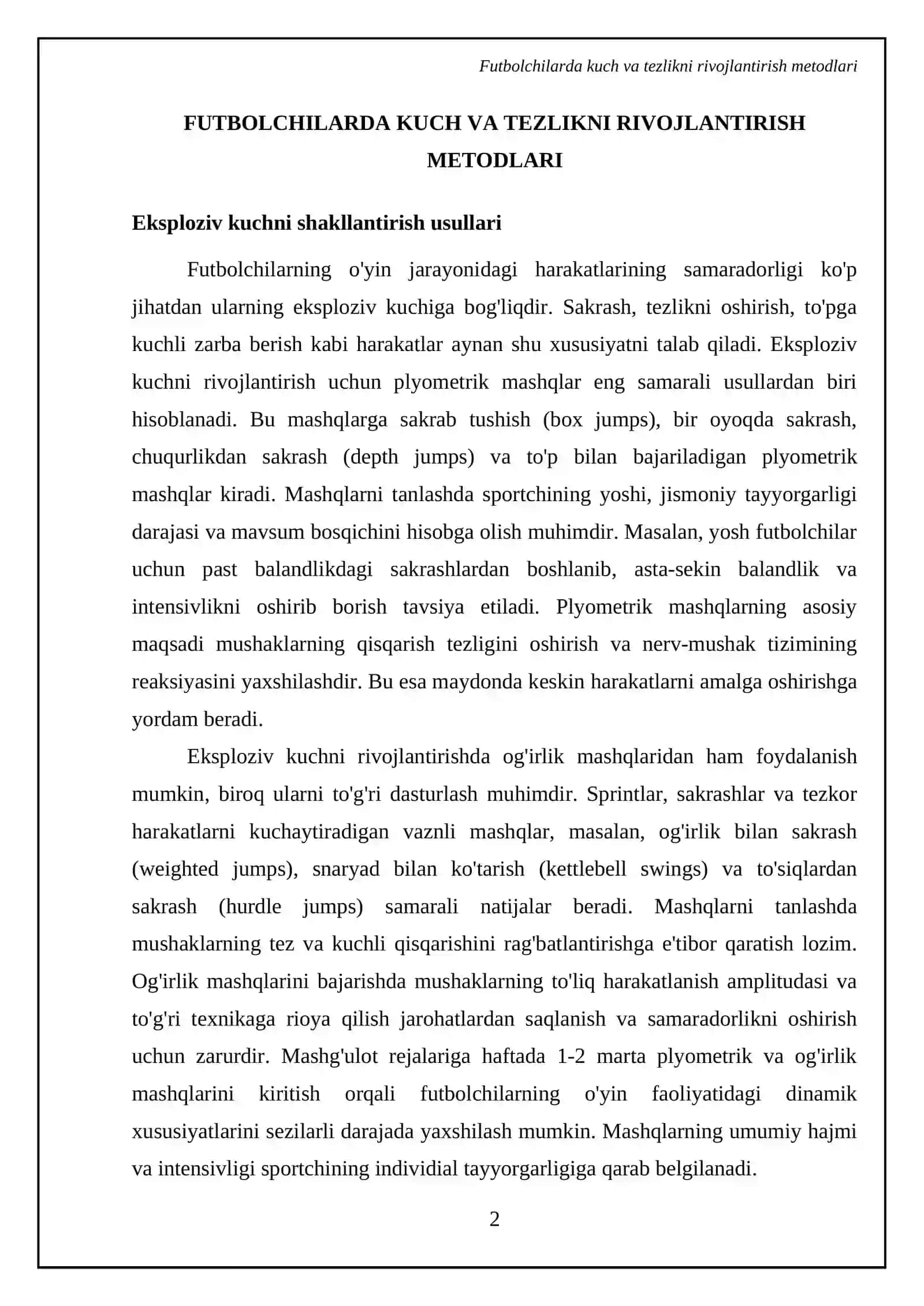 Futbolchilarning jismoniy tayyorgarligi 4