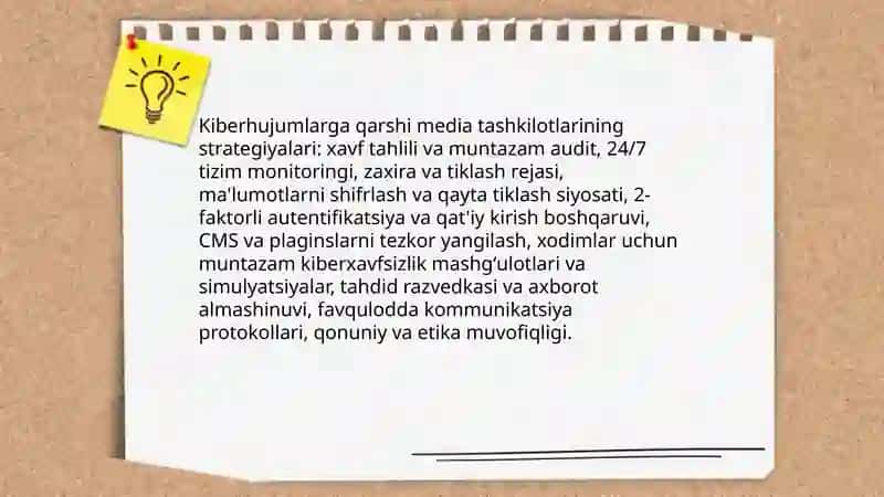 Media makonda axborot xavfsizligi 4