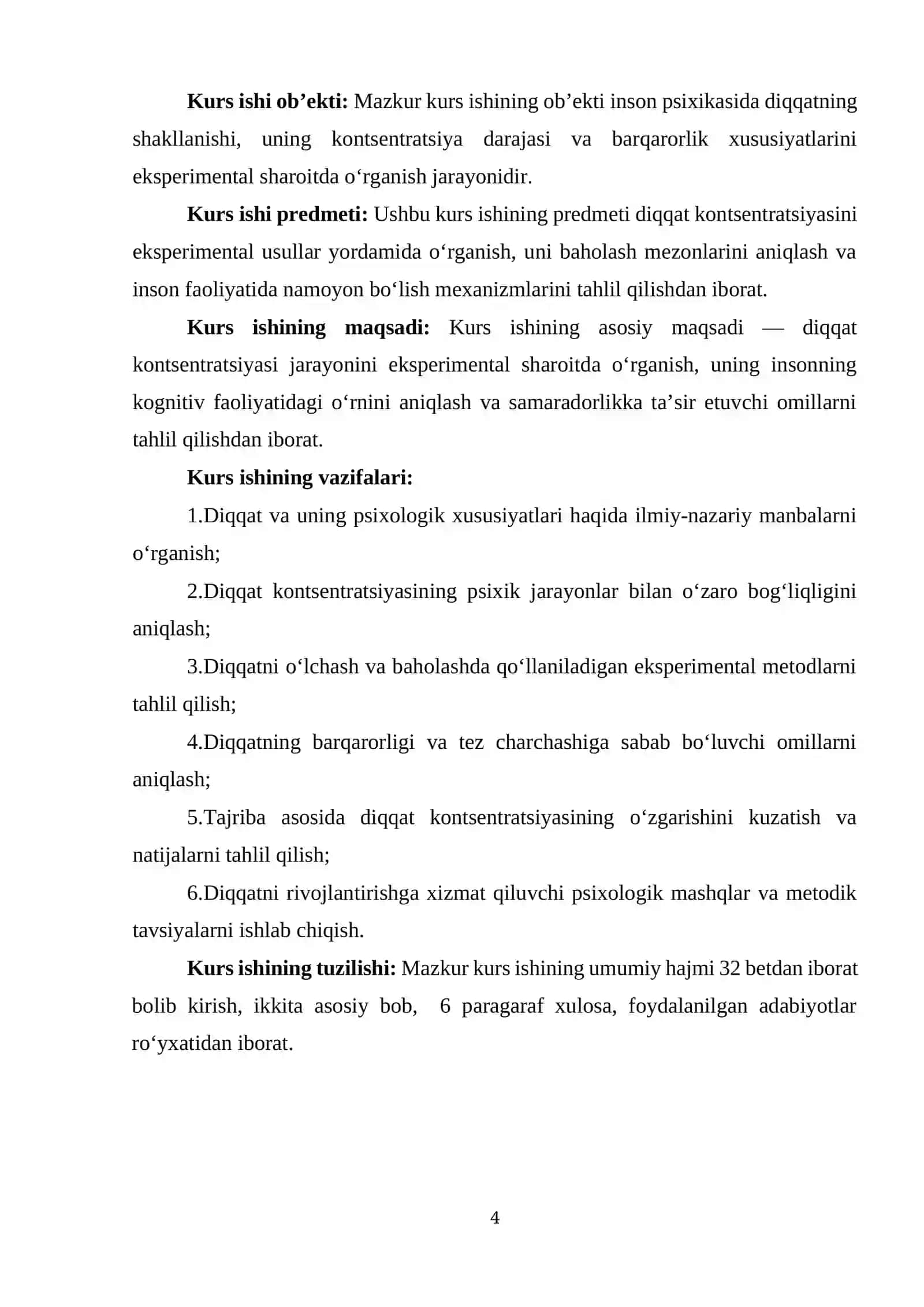 Diqqat kontsentratsiyasini eksperimental o‘rganish 4