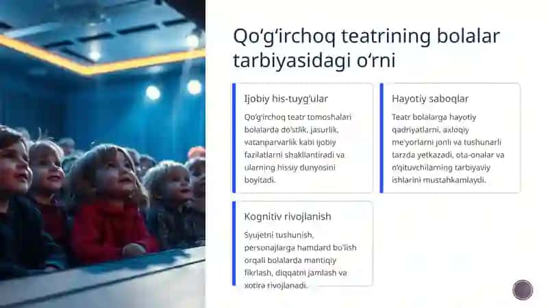 MAKTABGACHA TA'LIM TASHKILOTIDA QO‘G‘IRCHOQ QO‘LGOP TEATRINI TASHKIL ETISH 4