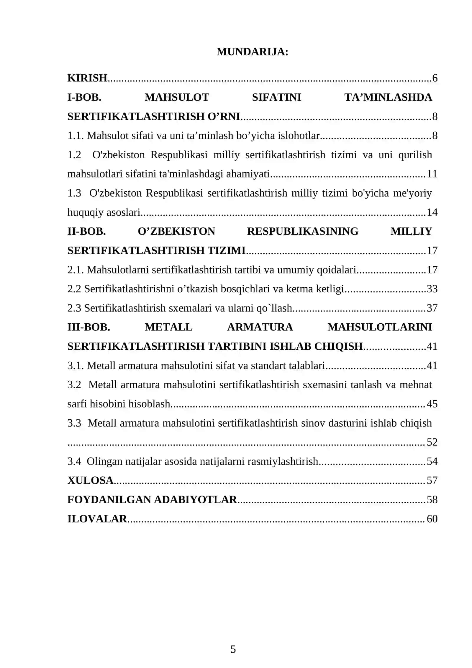 METALL ARMATURA MAHSULOTLARINI SERTIFIKATLASHTIRISH TARTIBI 4