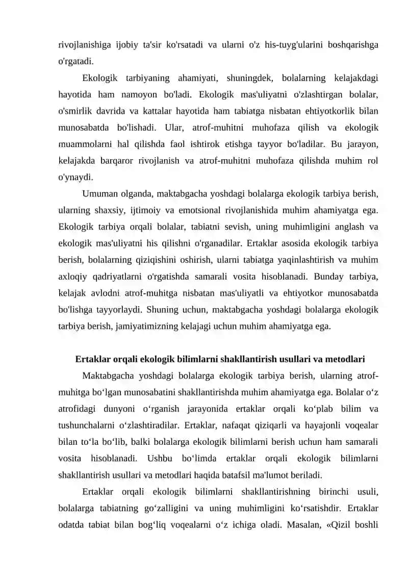 Ekologik tarbiya berish 4