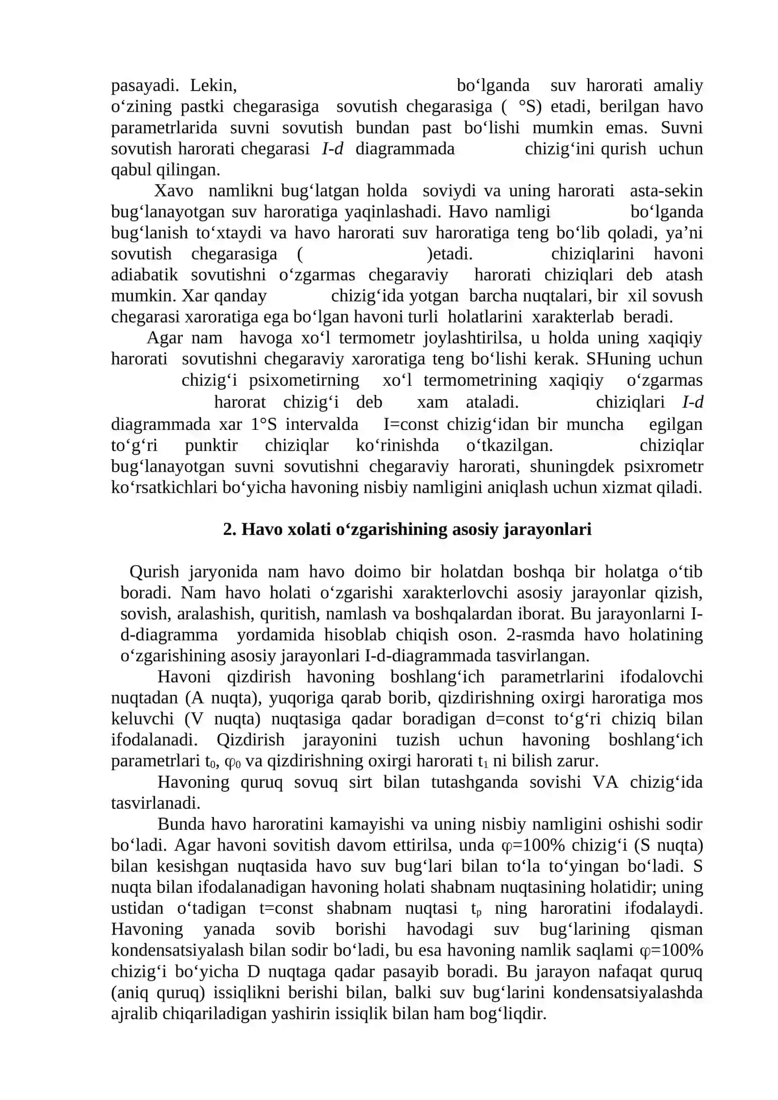 Nam havoning I-d diagrammasi 4