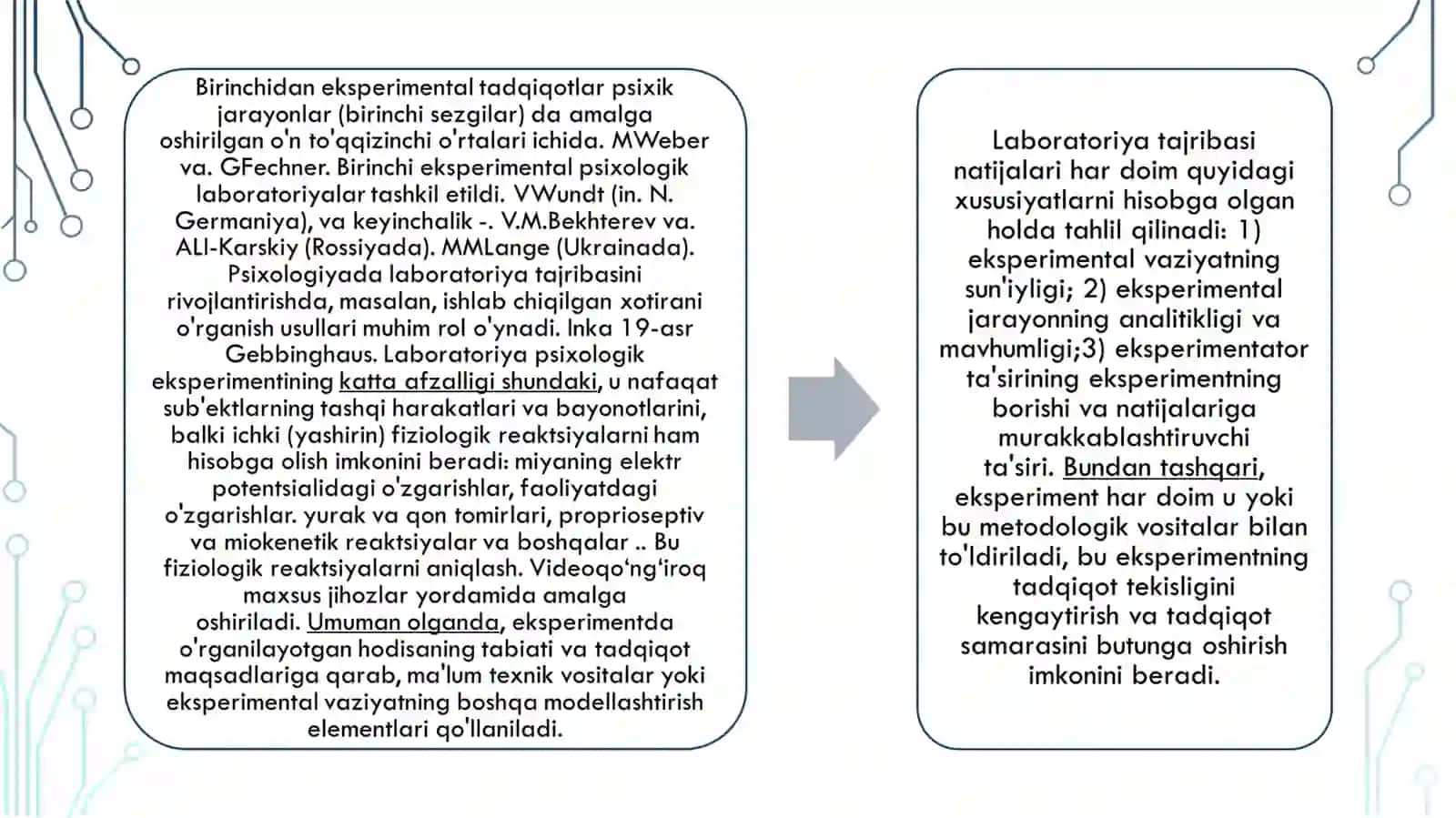 Tafakkurni eksperemental usullar yordamida tadqiq etish 4