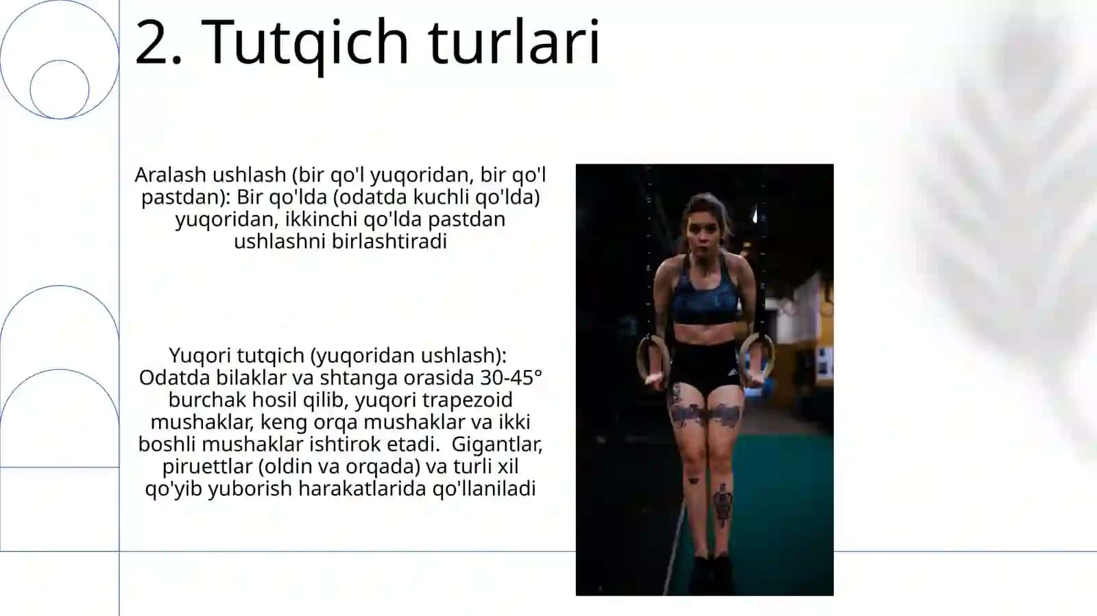 Gimnastika:Qo‘shpoyada bajariladigan mashqlar 4