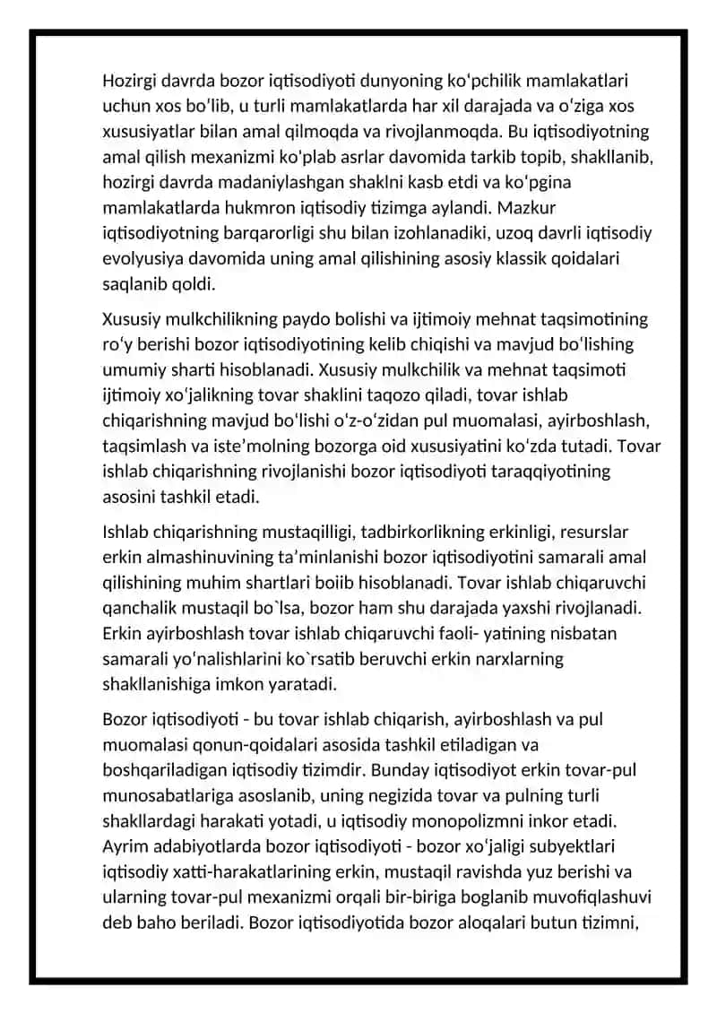 Bozor iqtisodiyoti 4