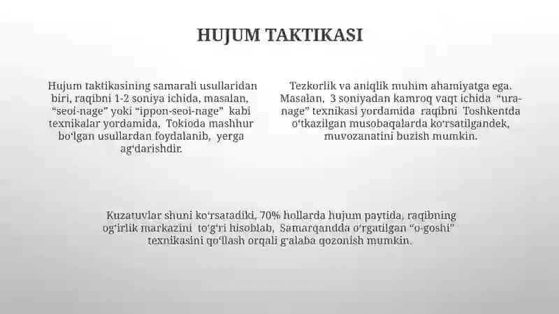 Dzyudo kurashining texnikasi va taktikasi 4