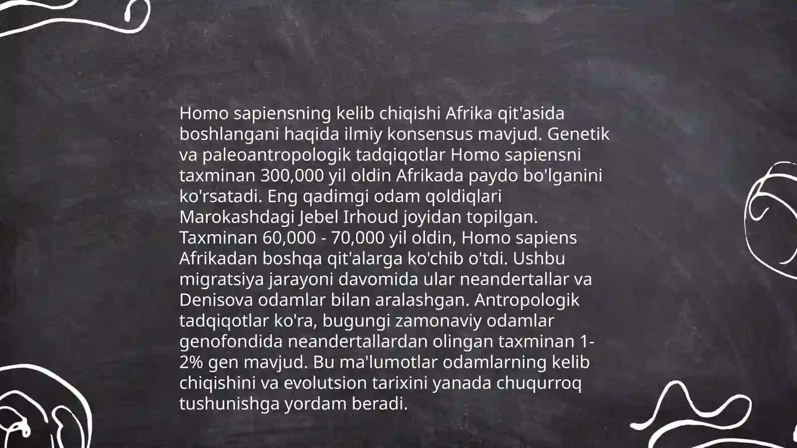 Insoniyat evolyutsiyasi va antropogenez jarayonlari 4