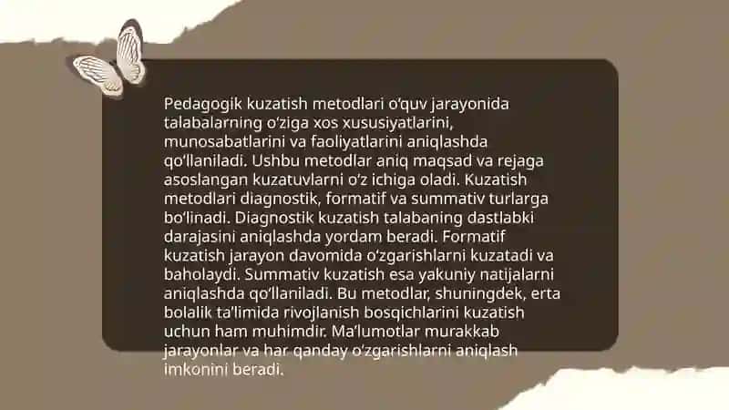Ilk va maktabgacha yoshdagi bolalar pedagogikasi fanining tadqiqot metodlari 4