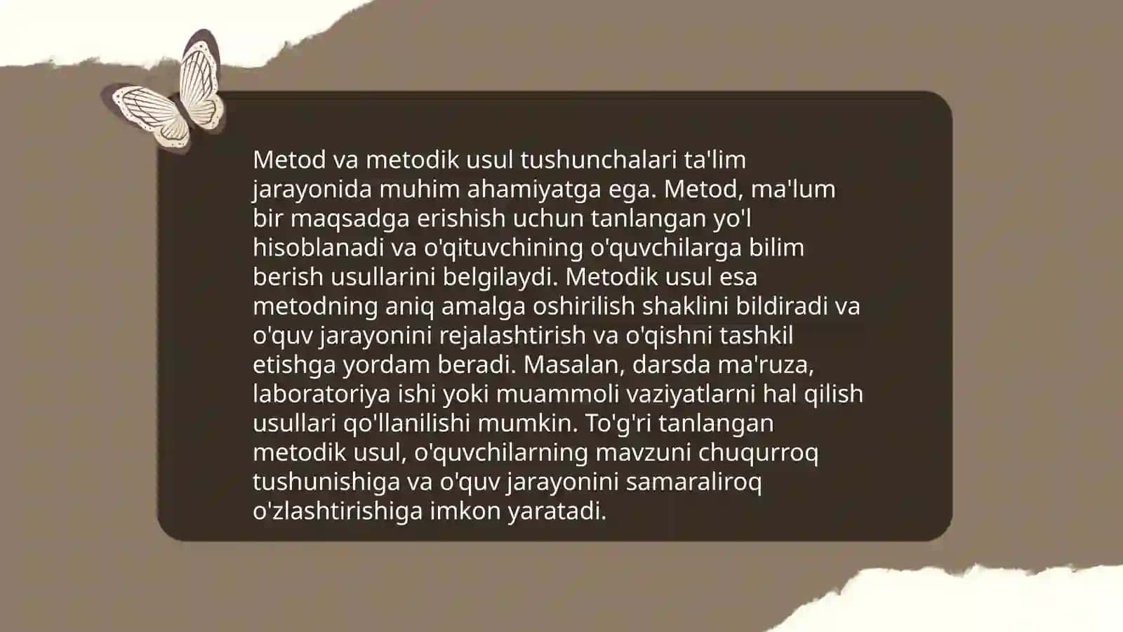 Oʻqitish nazariyasi va metodlari 4