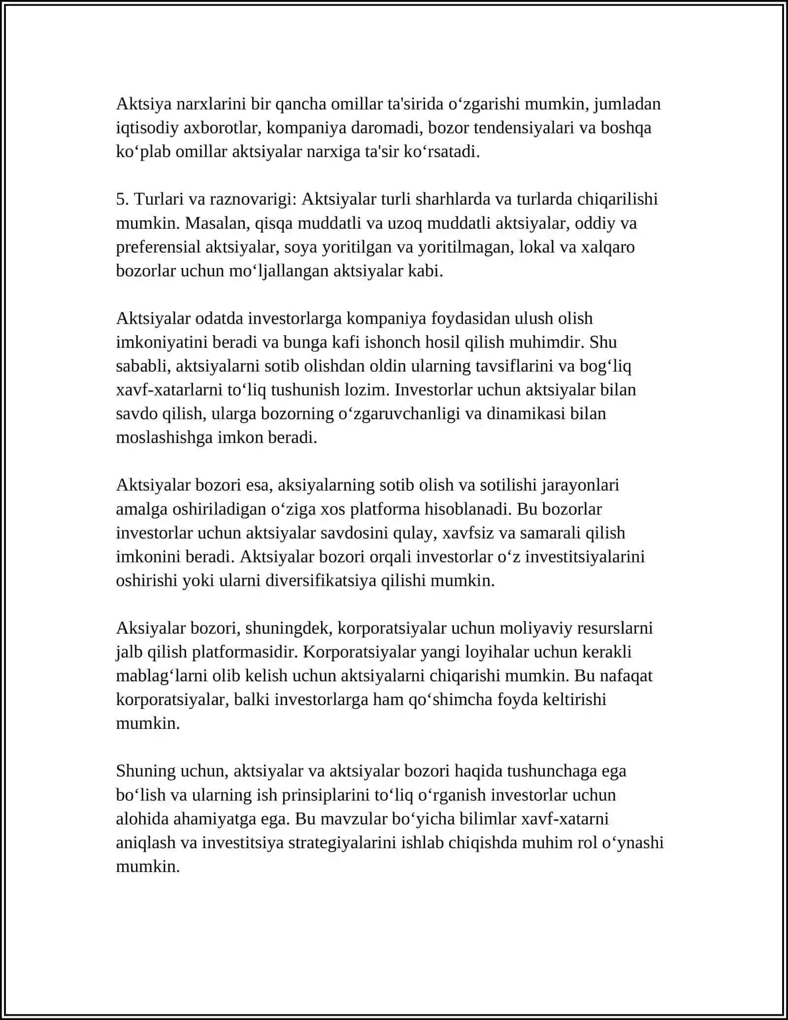 AIFU IQTSODIYOT 2 KURS 4