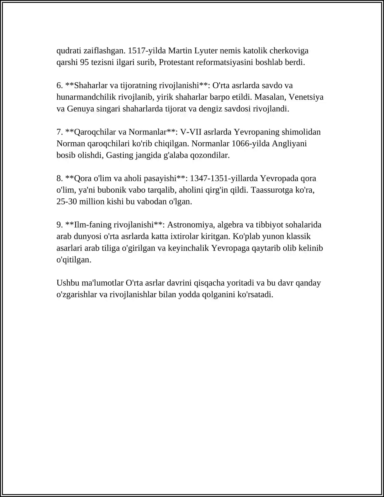 TARIX FANLARI BOYICHA TAYYORLANGAN AVTOREFERAT 4