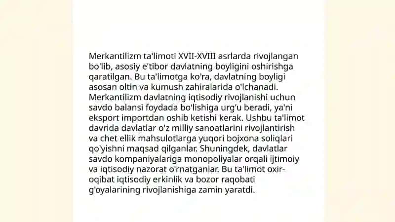 Iqtisodiy ta'limotlar tarixi fanining axamyati 4