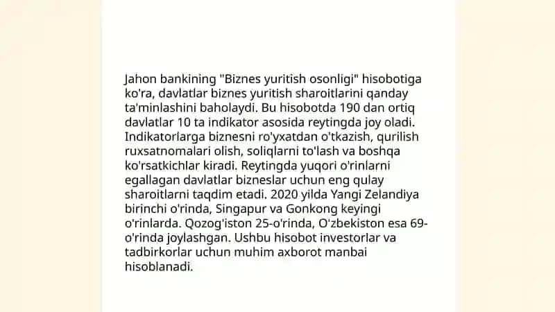 Siyosiy-huquqiy sohadagi (10 ta) ustuvor xalqaro reytinglar va ularga O'zbekistonning integratsiyalashuvi 4