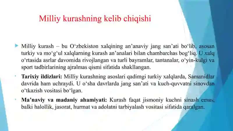 O'ZBEKISTON RESPUBLIKASIDA MILLIY KURASHNI KELIB CHIQISHI VA RIVOJLANISH TARIXI 4