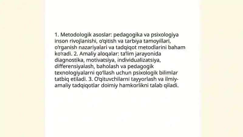 Pedagogika inson haqidagi fanlar tizimida 4