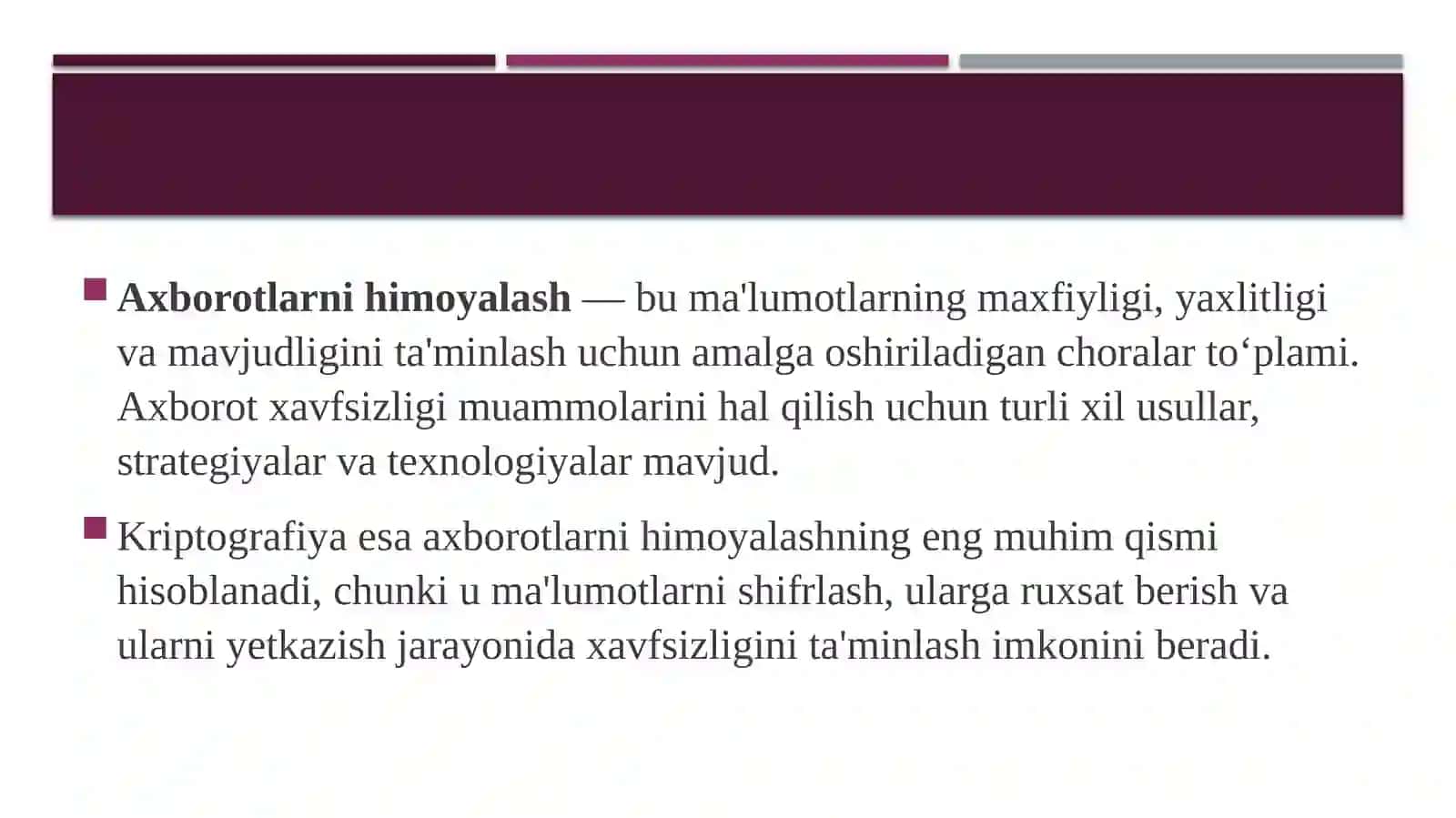 O'zbekistonda shaxsiy ma'lumotlarni himoya qilishning huquqiy asoslari 4