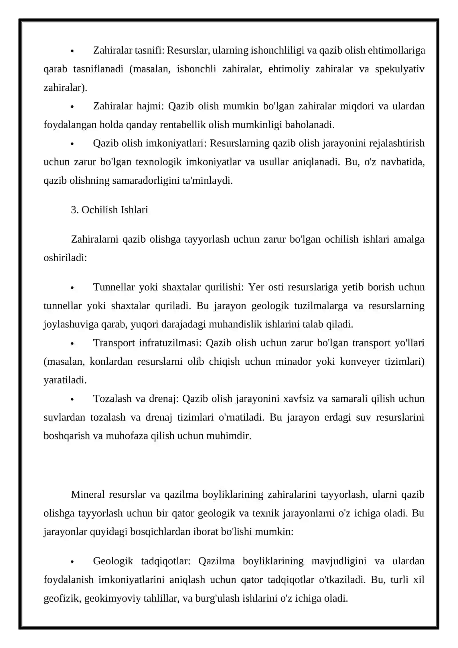 Tayyorlangan ochilgan va qazib olishga tayyorlangan zahiralar 4