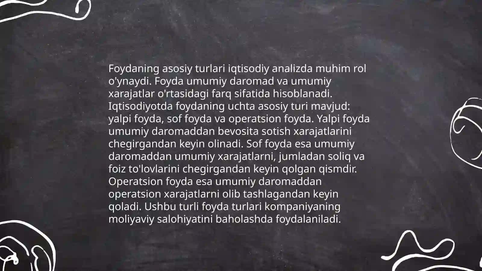 Foydaning mazmuni. Foydaning normasi va massasi 4