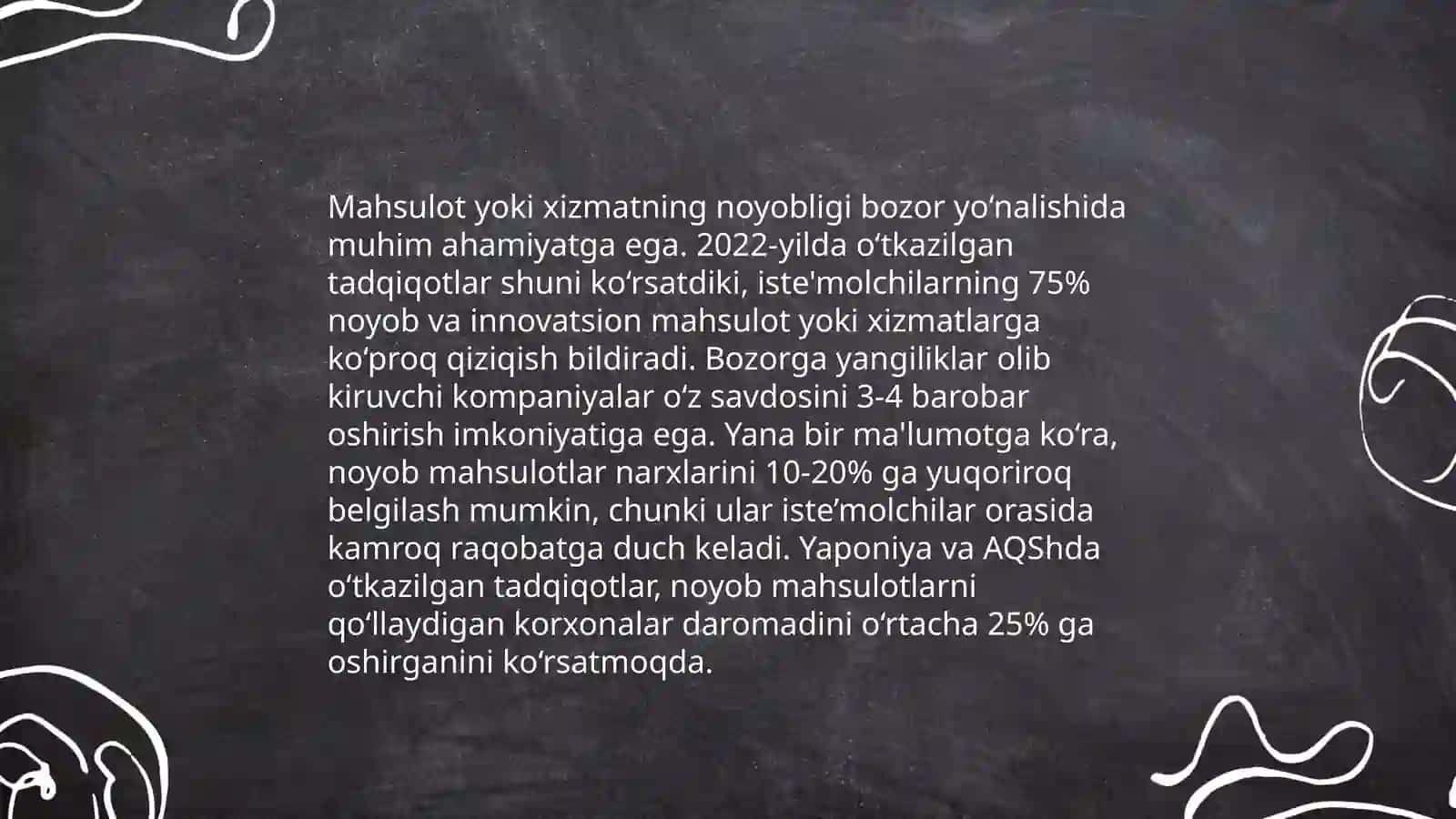 Innovatsion mahsulotlar va xizmatlar bozorida muvaffaqiyatga erishish omillari 4