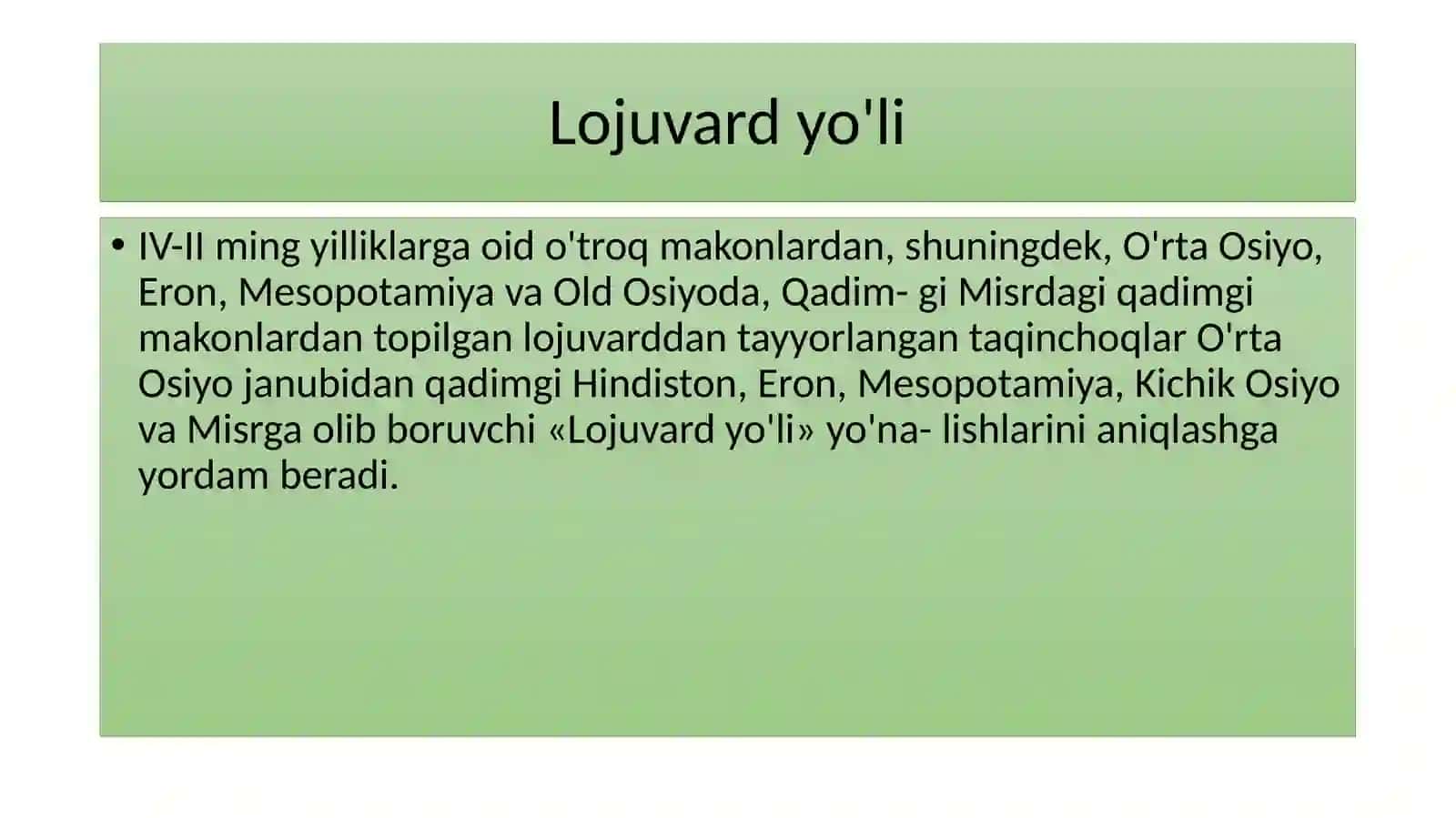 Buyuk Ipak Yo'li-Muloqot vahamkorlik yo'li 4