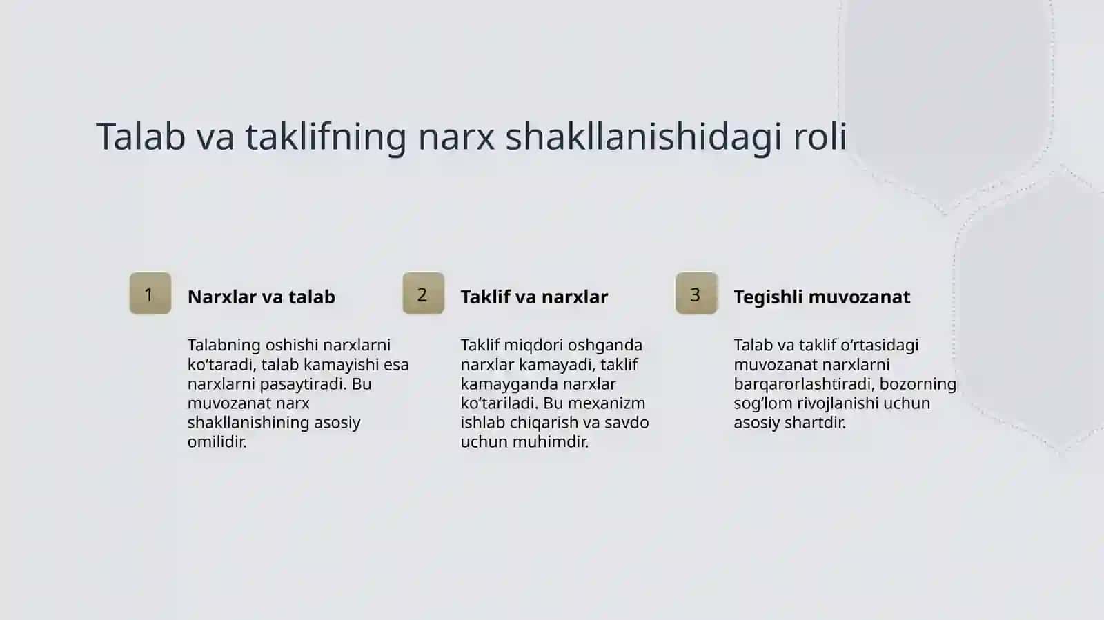 Narxning mohiyati va shakillanish hususiyatlari 4