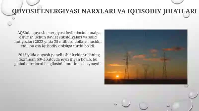 Quyosh energiyasining global ta'minoti 4