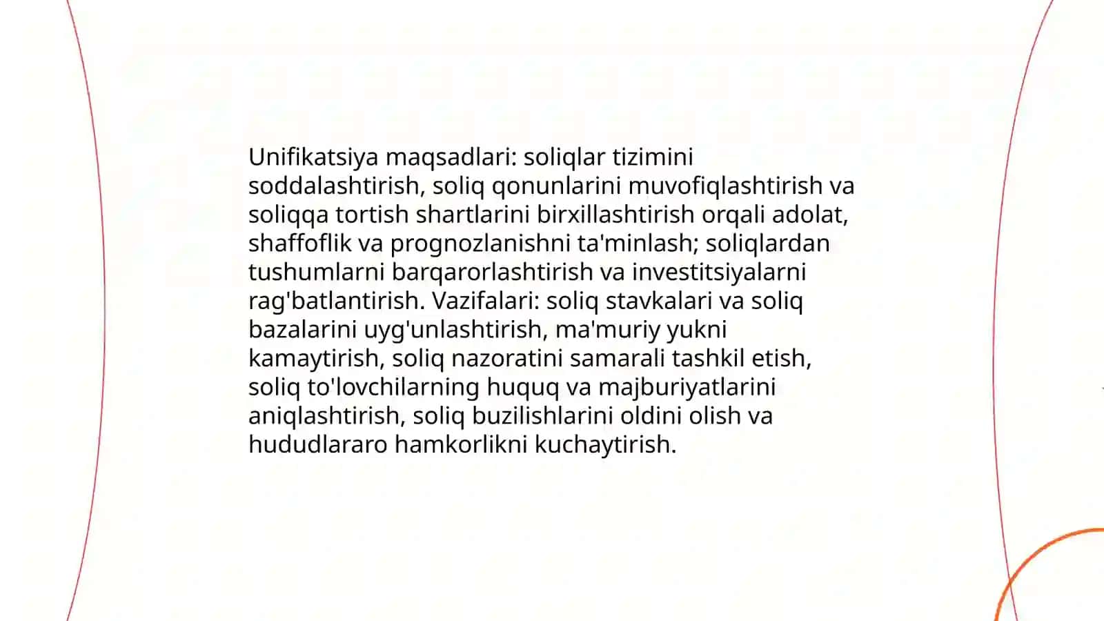 SOLIQLARNI UNIFIKATSIYA QILISH 4