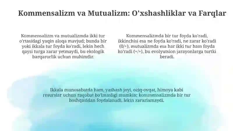 Simbioz munosabatlari 4